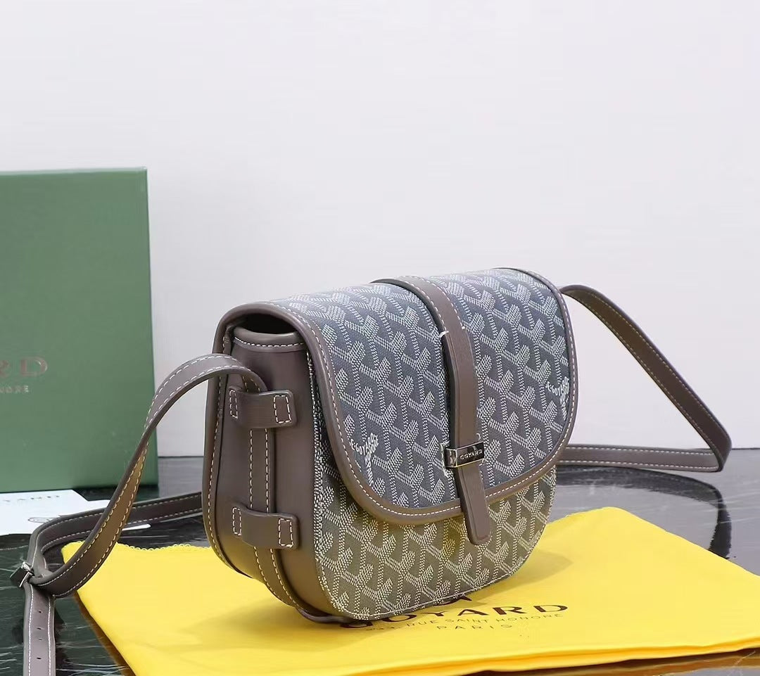 Goyard Goyardine Belvedere II PM Messenger Bag
