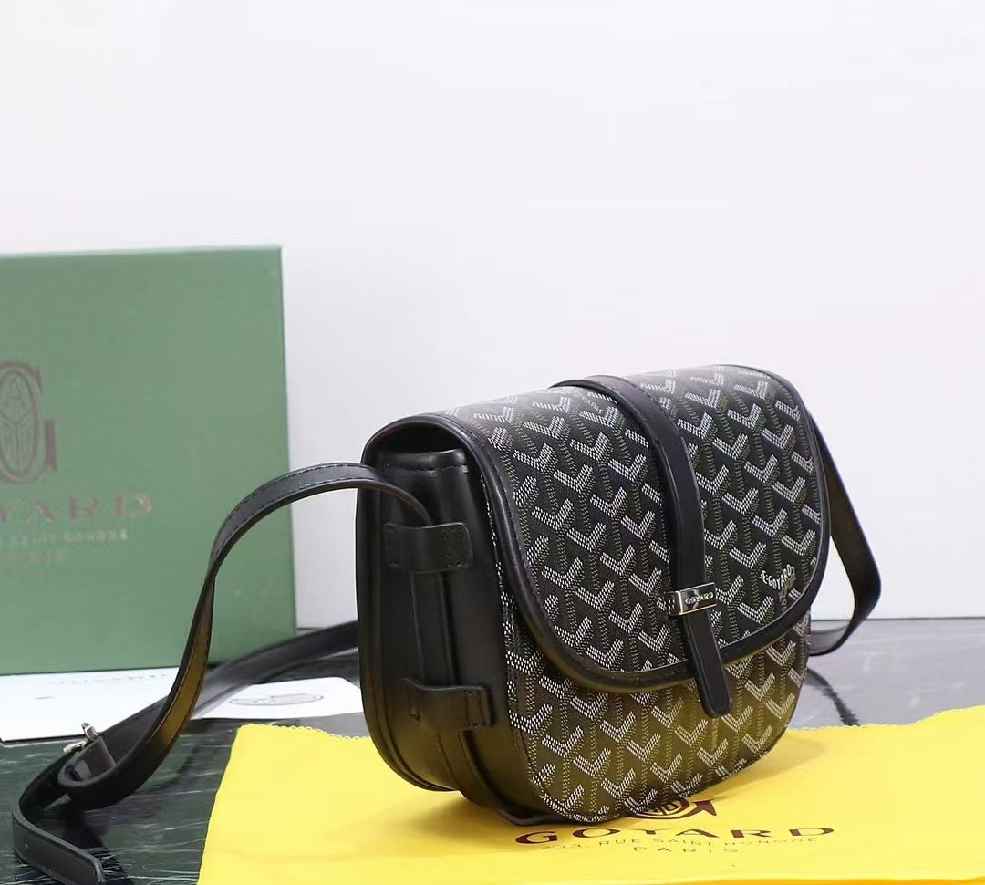 Goyard Goyardine Belvedere II PM Messenger Bag