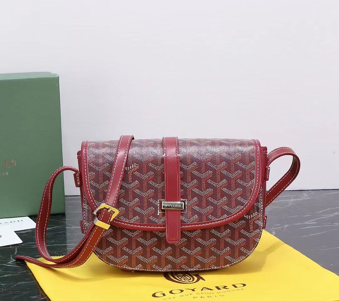 Goyard Goyardine Belvedere II PM Messenger Bag