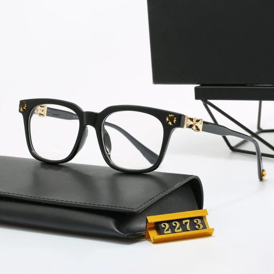 Chrome heart blue light glasses