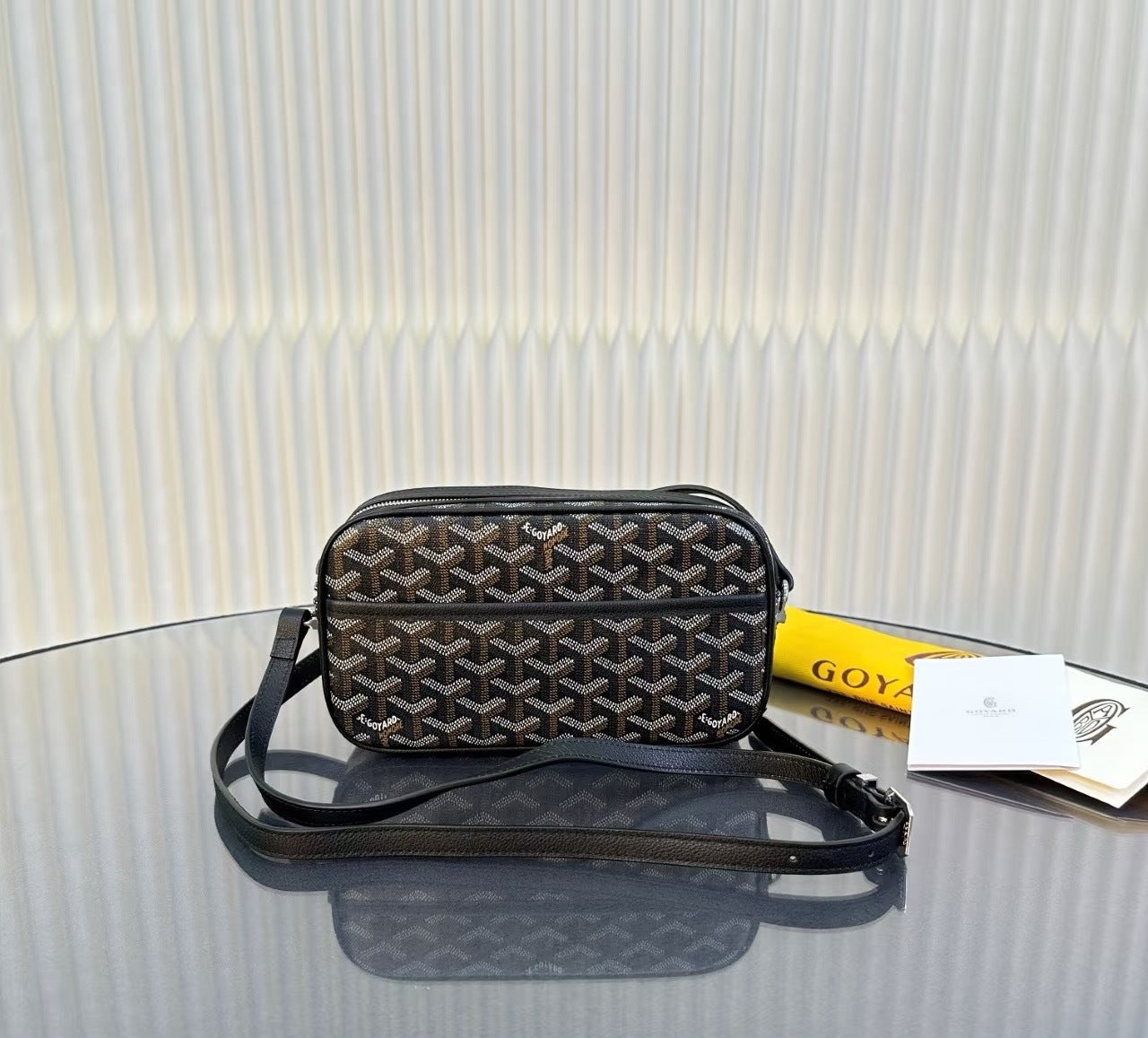 Goyard strap bag